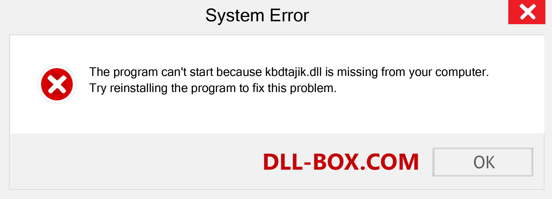 kbdtajik.dll file is missing?. Download for Windows 7, 8, 10 - Fix  kbdtajik dll Missing Error on Windows, photos, images
